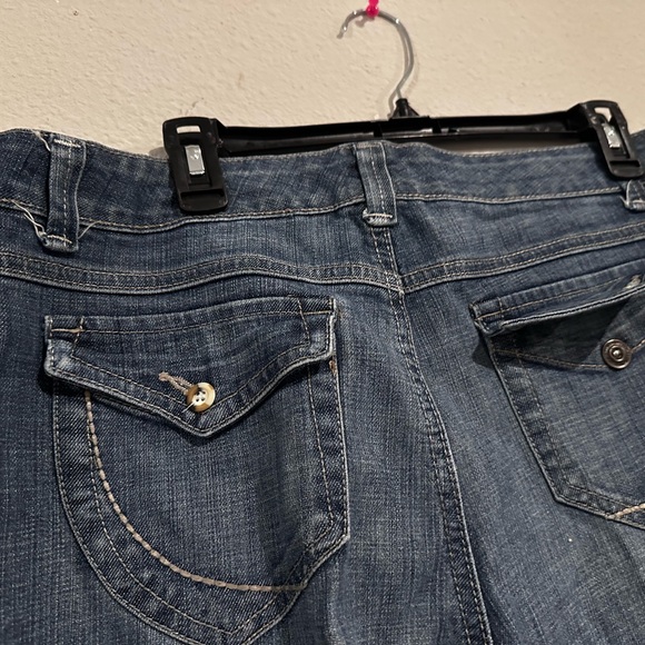 Nine West Wide Leg denim Jean Trousers Size 14 - Picture 4 of 5